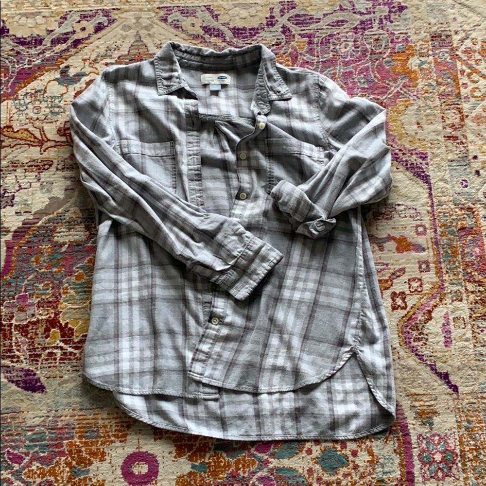 Grey flannel shirt